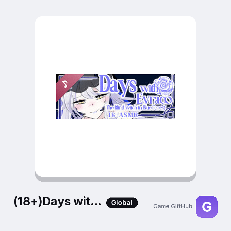 (18+)Days with Evraco: The Blind witch in Blue Forest ASMR- In the Blue Forest Gift Card — Steam gift card at Game GiftHub