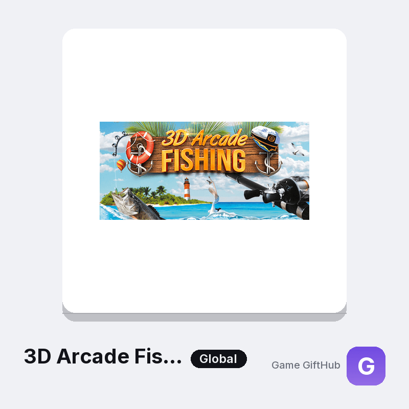 3D Arcade Fishing Gift Card — Steam gift card at Game GiftHub