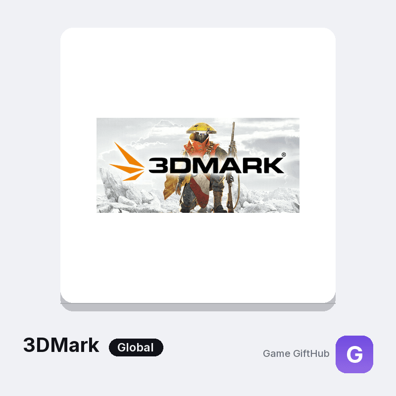 3DMark Gift Card — Steam gift card at Game GiftHub