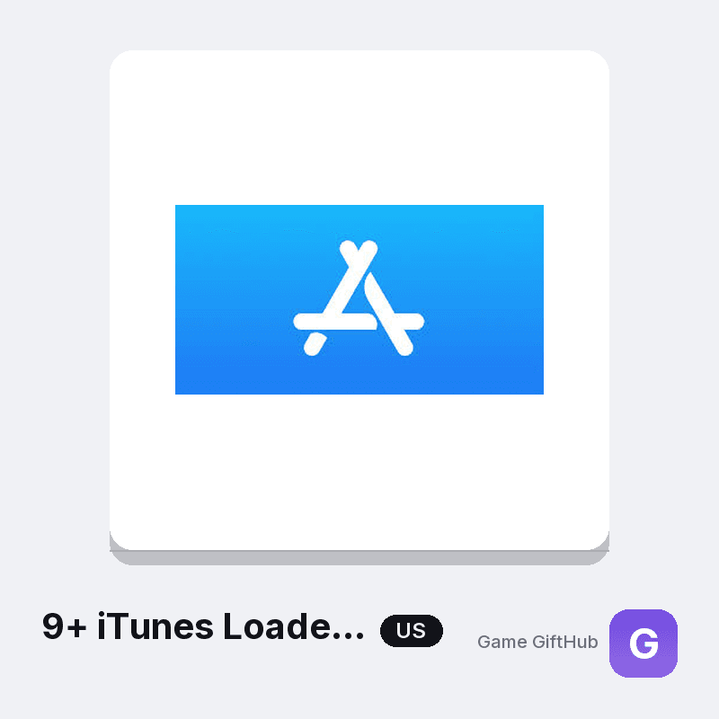 9+ iTunes Loaded Accounts US Gift Card — Apple gift card at Game GiftHub