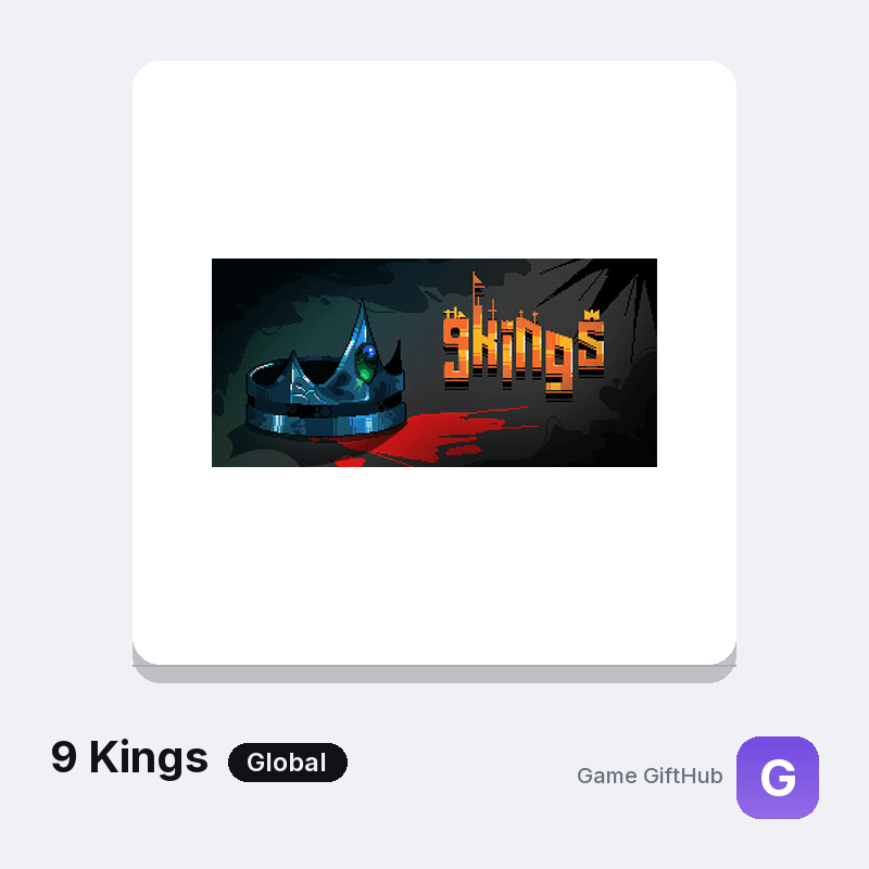 9 Kings Gift Card — Steam gift card at Game GiftHub