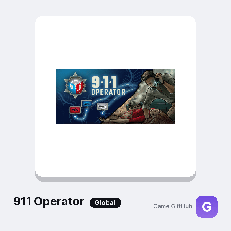 911 Operator Gift Card — Steam gift card at Game GiftHub