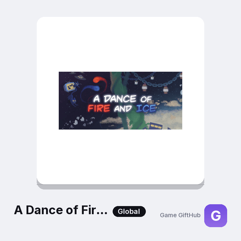 A Dance of Fire and Ice Gift Card — Steam gift card at Game GiftHub