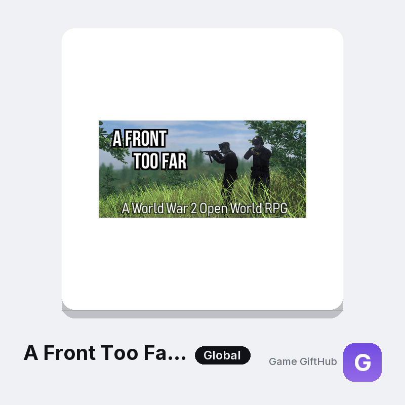 A Front Too Far: Normandy Gift Card — Steam gift card at Game GiftHub