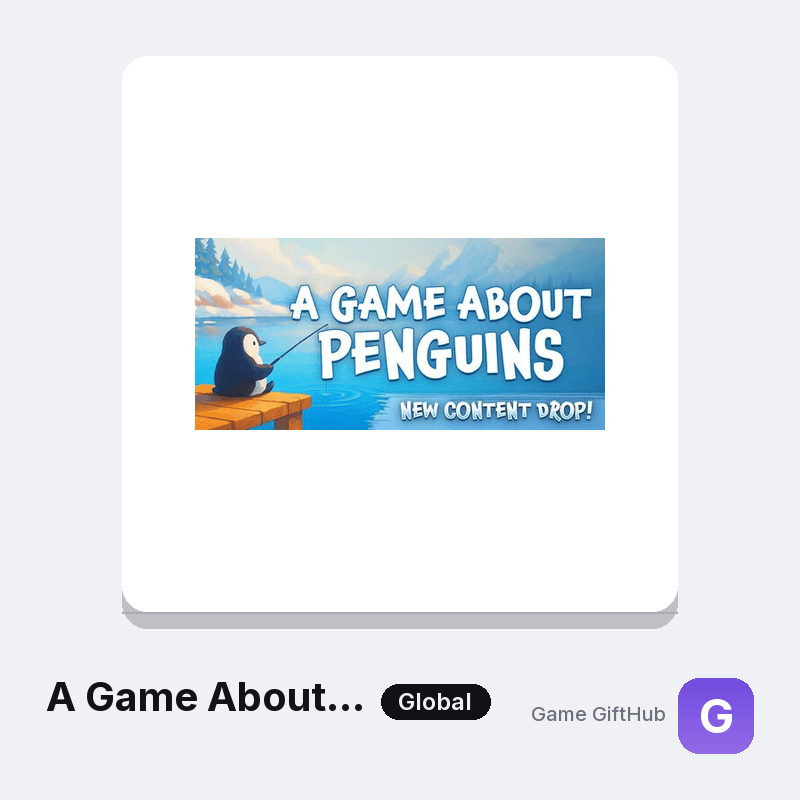 A Game About Penguins Gift Card — Steam gift card at Game GiftHub