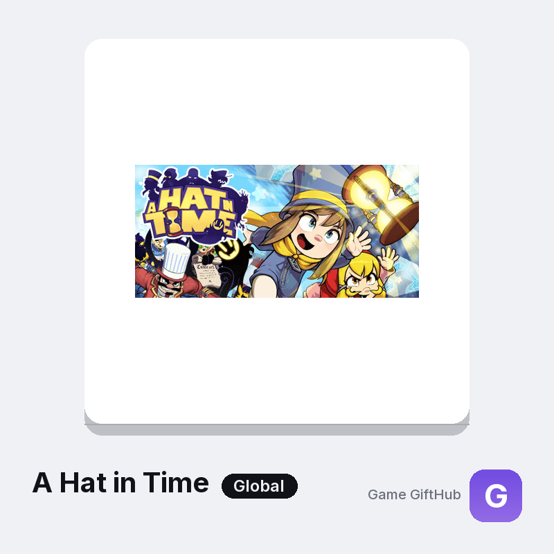 A Hat in Time Gift Card — Steam gift card at Game GiftHub