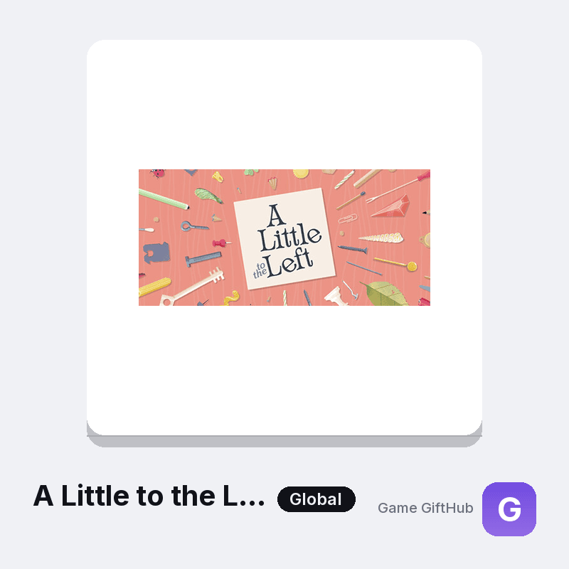 A Little to the Left Gift Card — Steam gift card at Game GiftHub