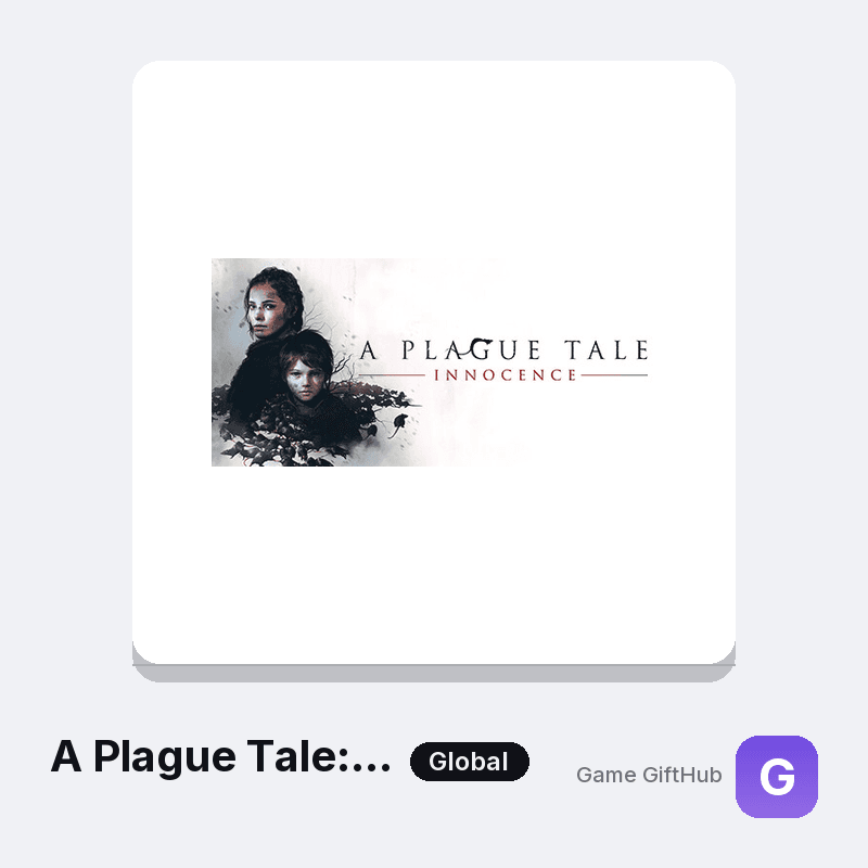A Plague Tale: Innocence Gift Card — Steam gift card at Game GiftHub