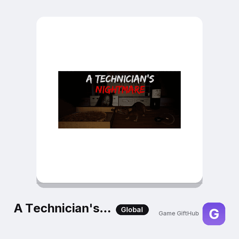 A Technician's Nightmare Gift Card — Steam gift card at Game GiftHub