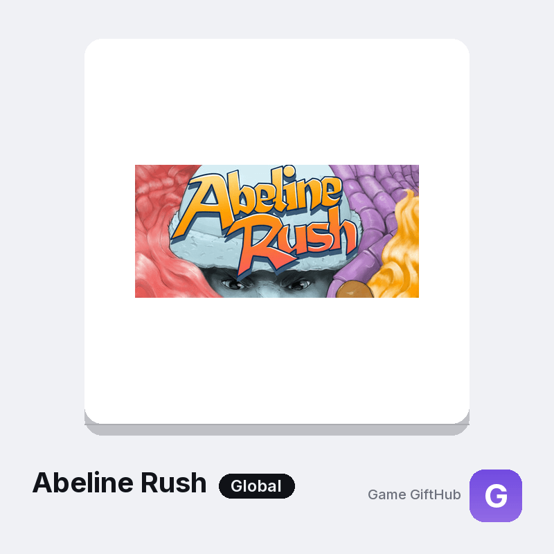 Abeline Rush Gift Card — Steam gift card at Game GiftHub