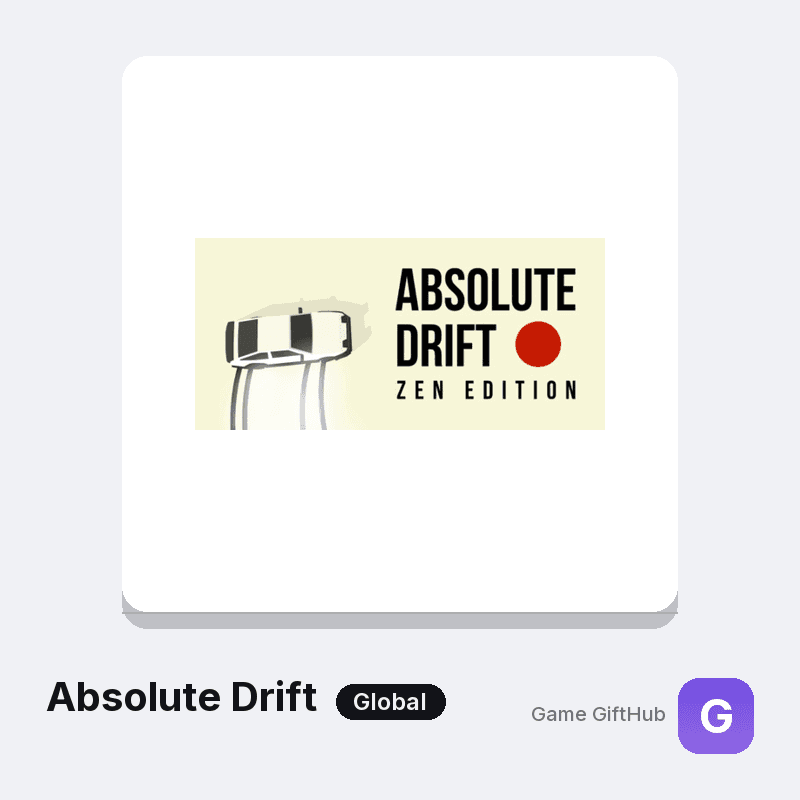 Absolute Drift Gift Card — Steam gift card at Game GiftHub