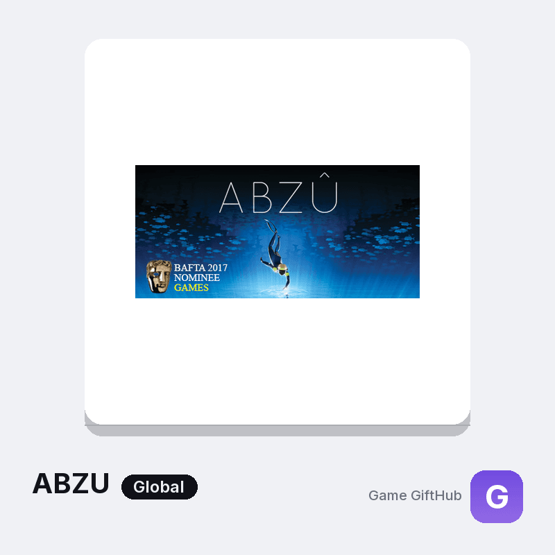 ABZU Gift Card — Steam gift card at Game GiftHub
