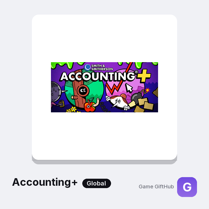 Accounting+ Gift Card — Steam gift card at Game GiftHub
