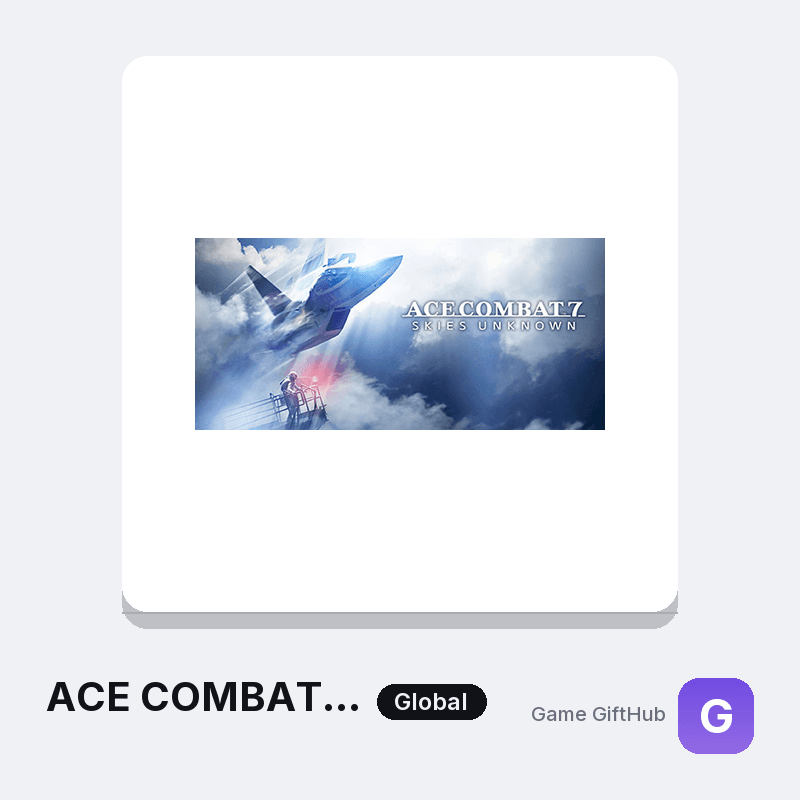 ACE COMBAT™ 7: SKIES UNKNOWN Gift Card — Steam gift card at Game GiftHub