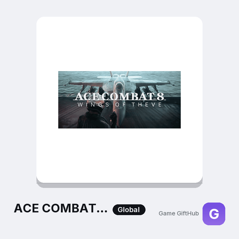 ACE COMBAT 8: WINGS OF THEVE Gift Card — Steam gift card at Game GiftHub