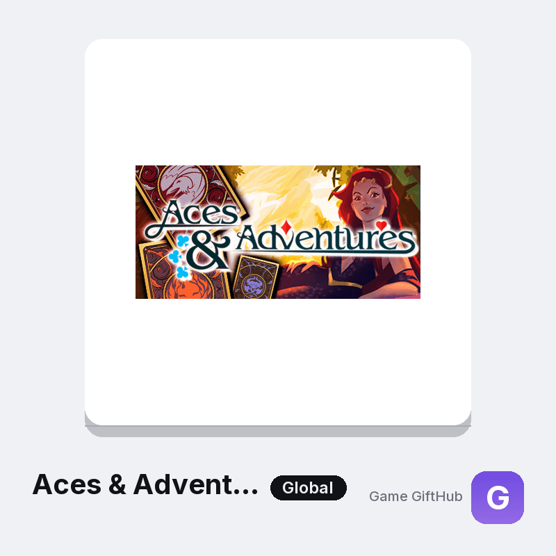 Aces & Adventures Gift Card — Steam gift card at Game GiftHub