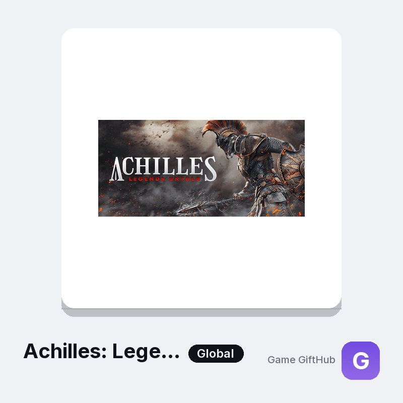 Achilles: Legends Untold Gift Card — Steam gift card at Game GiftHub