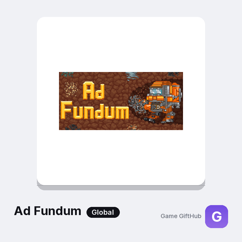 Ad Fundum Gift Card — Steam gift card at Game GiftHub