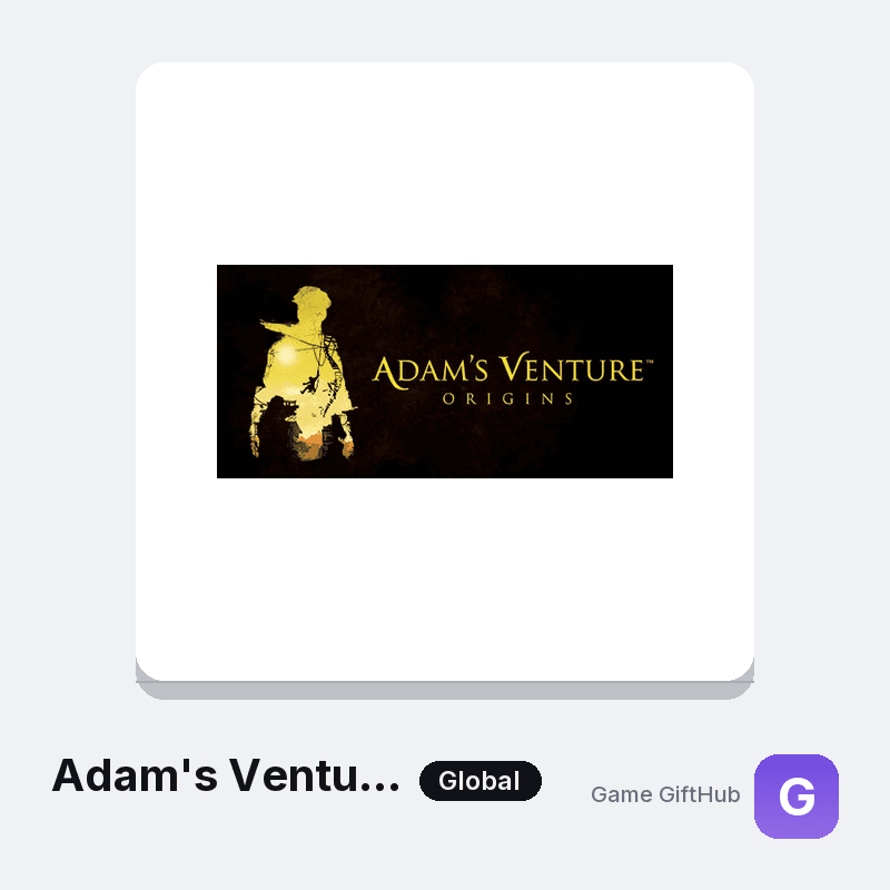 Adam's Venture: Origins Gift Card — Steam gift card at Game GiftHub
