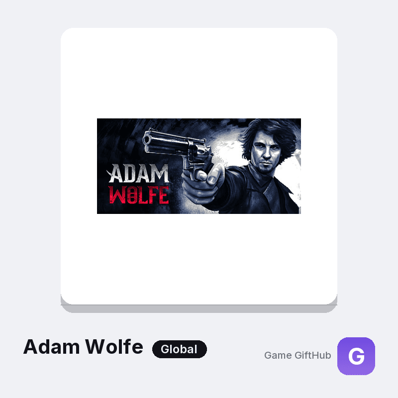 Adam Wolfe Gift Card — Steam gift card at Game GiftHub