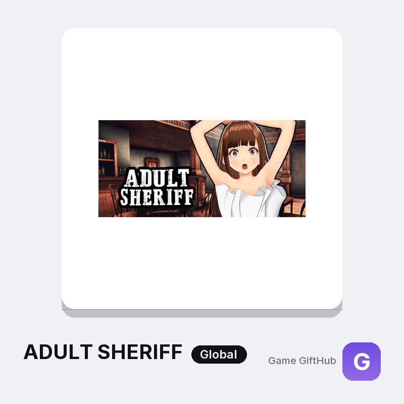 ADULT SHERIFF Gift Card — Steam gift card at Game GiftHub