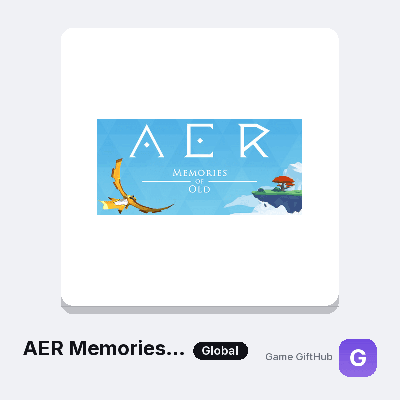 AER Memories of Old Gift Card — Steam gift card at Game GiftHub