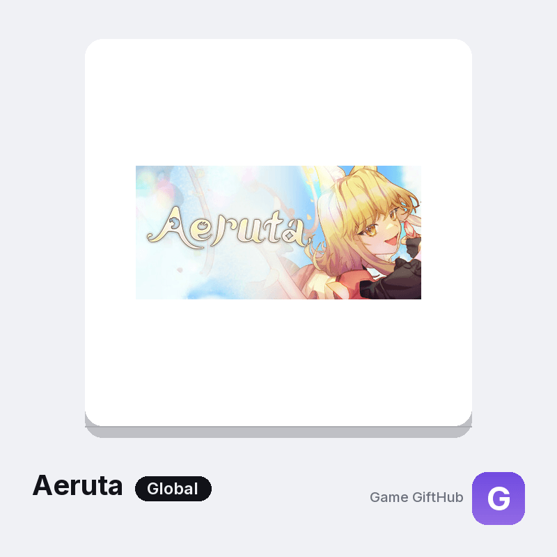 Aeruta Gift Card — Steam gift card at Game GiftHub