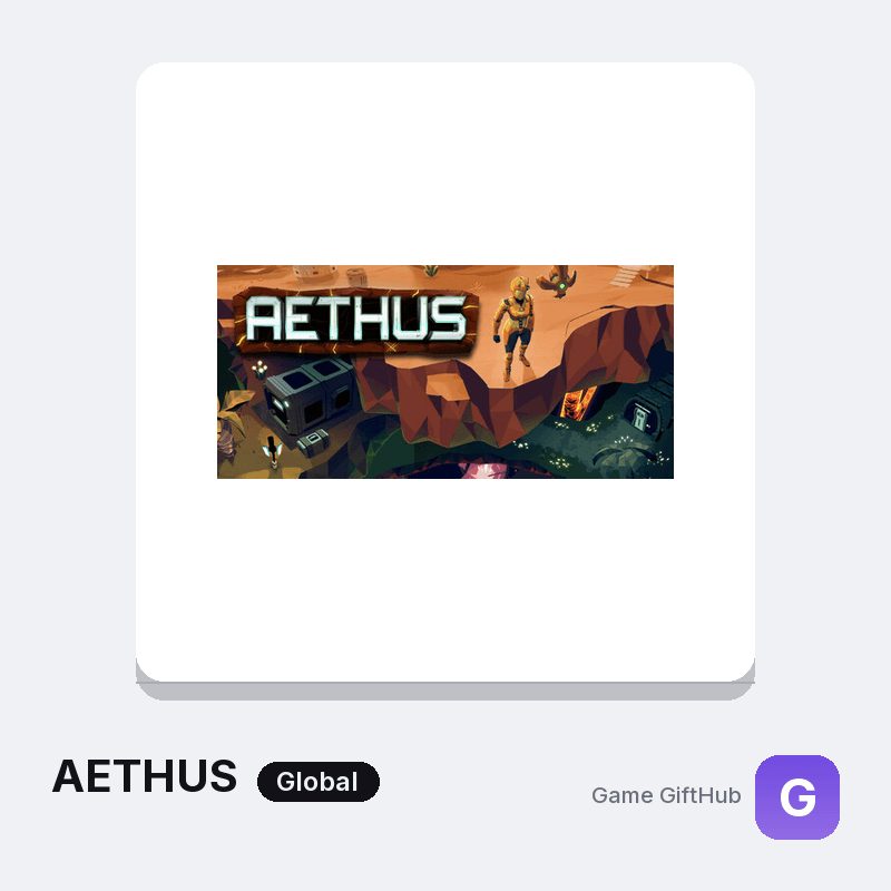 AETHUS Gift Card — Steam gift card at Game GiftHub