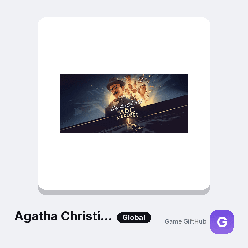 Agatha Christie - The ABC Murders Gift Card — Steam gift card at Game GiftHub