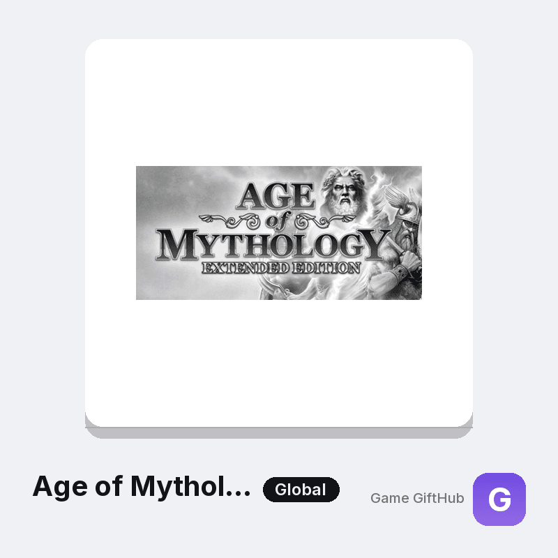 Age of Mythology: Extended Edition Gift Card — Steam gift card at Game GiftHub