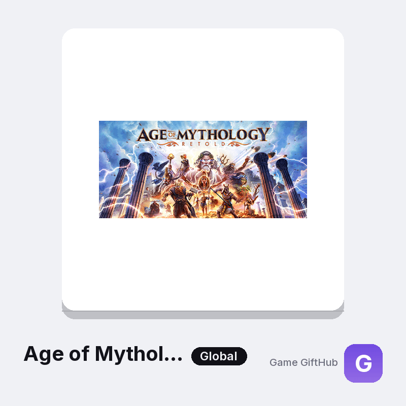Age of Mythology: Retold Gift Card — Steam gift card at Game GiftHub