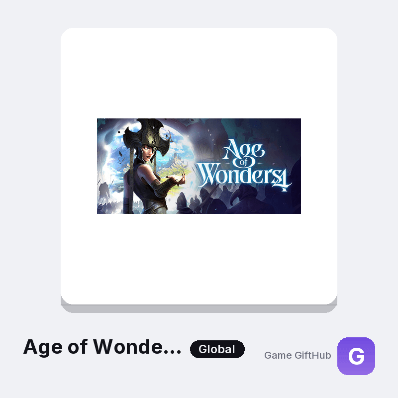 Age of Wonders 4 Gift Card — Steam gift card at Game GiftHub