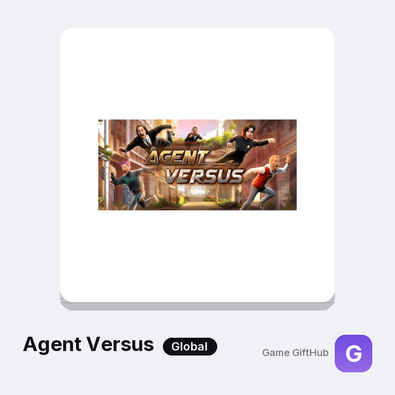 Agent Versus Gift Card — Steam gift card at Game GiftHub