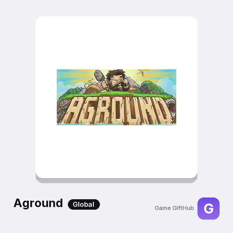 Aground Gift Card — Steam gift card at Game GiftHub