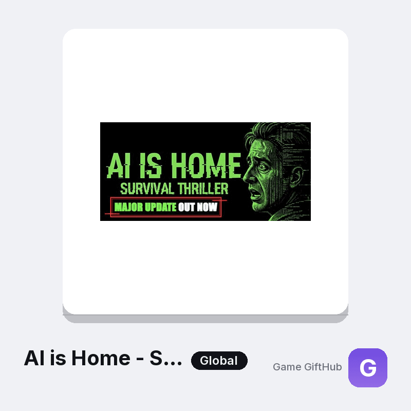 AI is Home - Survival Thriller Gift Card — Steam gift card at Game GiftHub