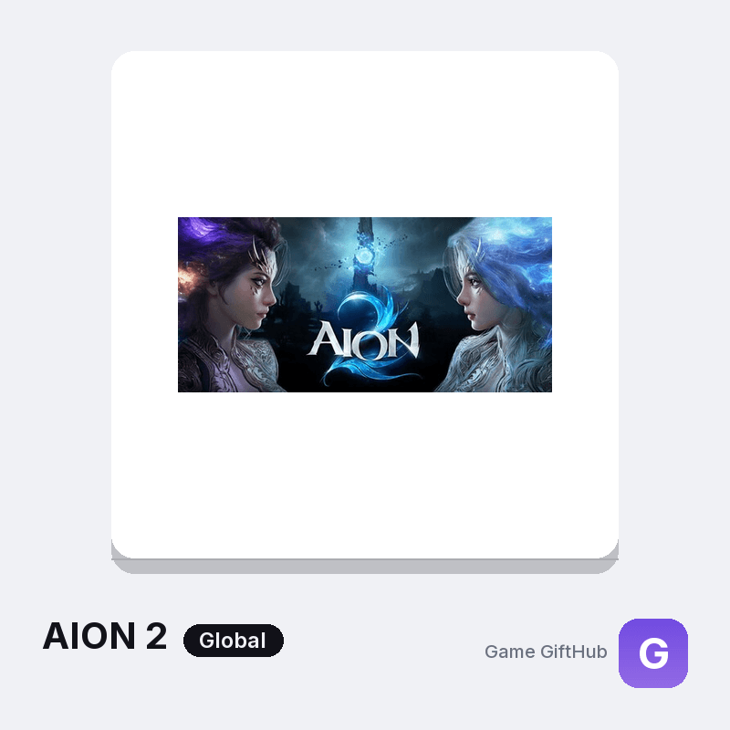 AION 2 Gift Card — Steam gift card at Game GiftHub