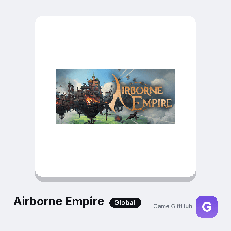 Airborne Empire Gift Card — Steam gift card at Game GiftHub