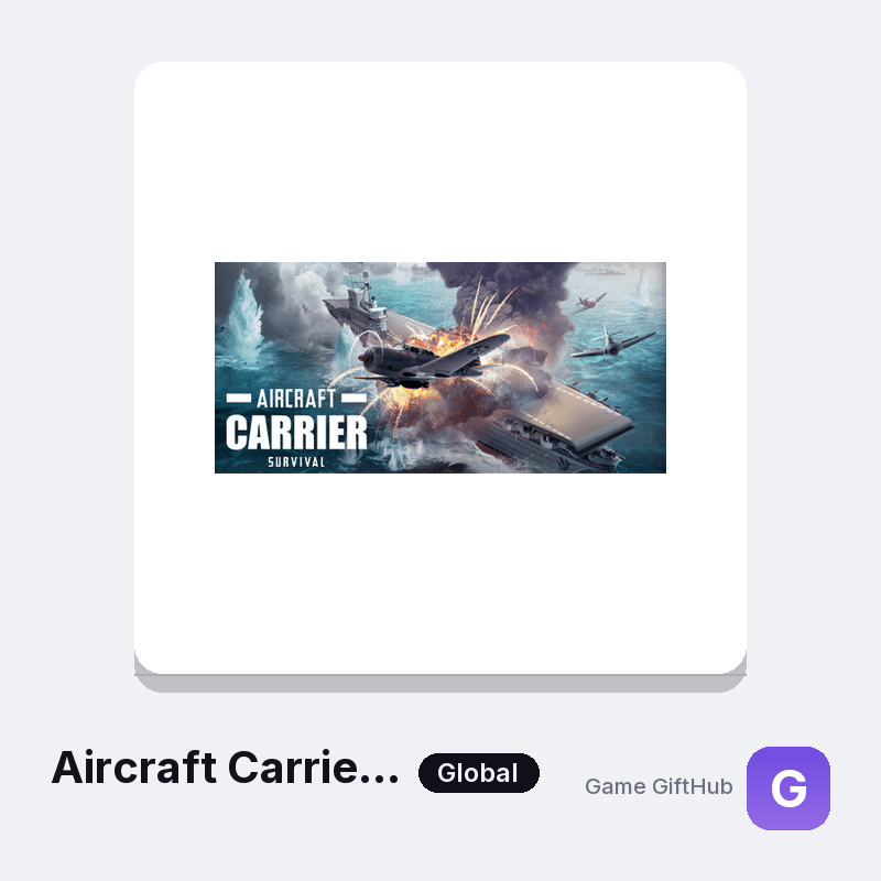 Aircraft Carrier Survival Gift Card — Steam gift card at Game GiftHub