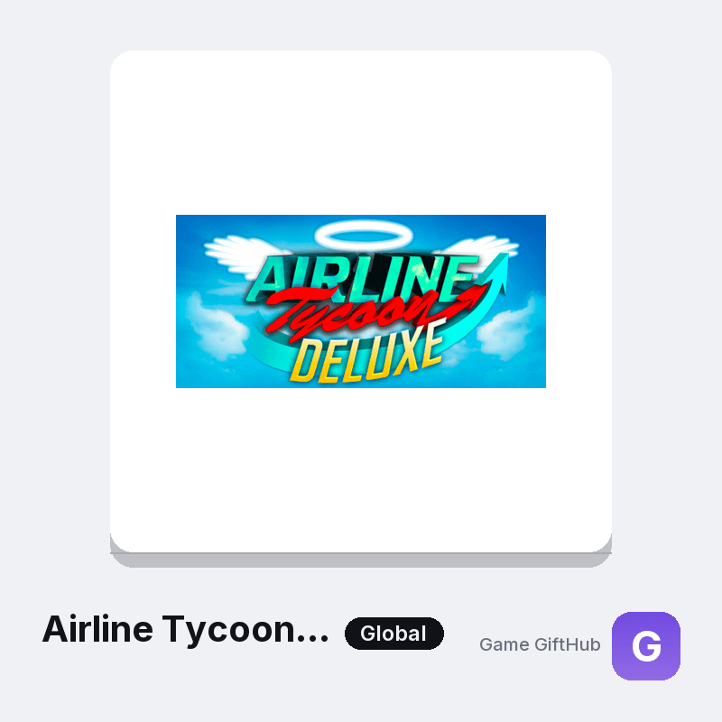 Airline Tycoon Deluxe Gift Card — Steam gift card at Game GiftHub