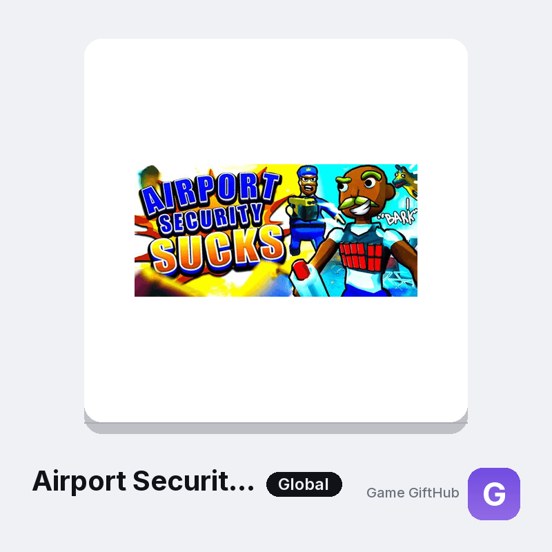 Airport Security Sucks! Gift Card — Steam gift card at Game GiftHub