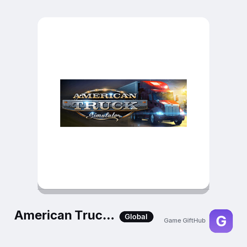 American Truck Simulator Game Key — Other game key at Game GiftHub
