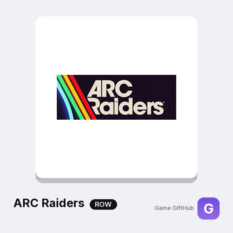 ARC Raiders Game Key — Other game key at Game GiftHub