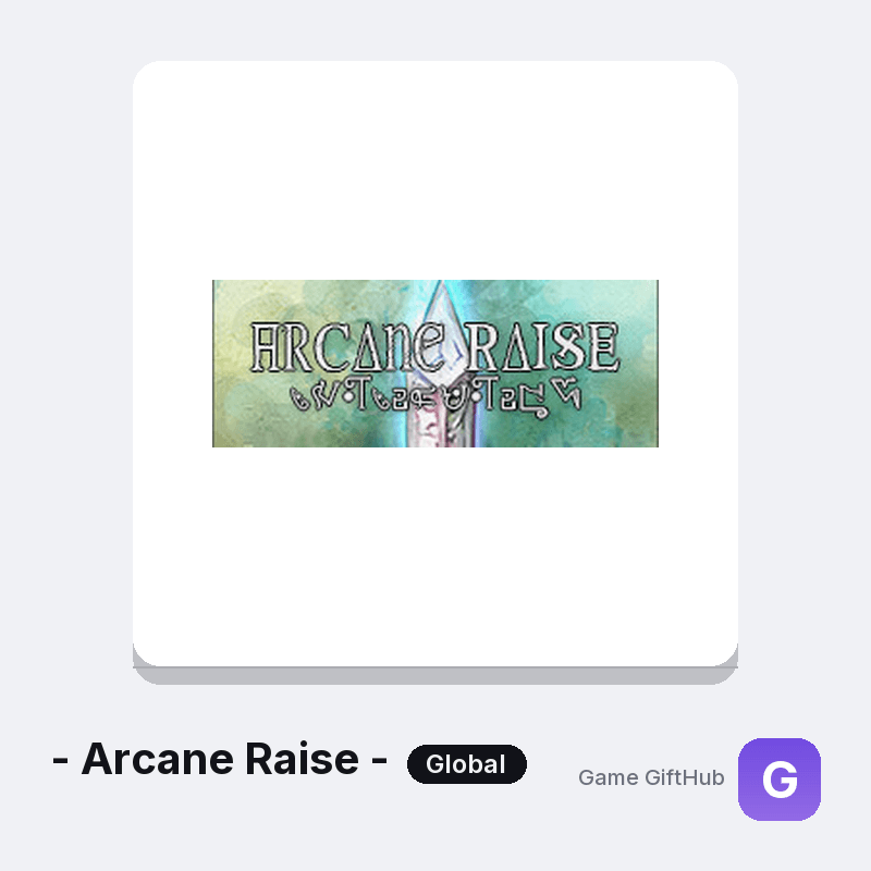 - Arcane Raise - Gift Card — Steam gift card at Game GiftHub