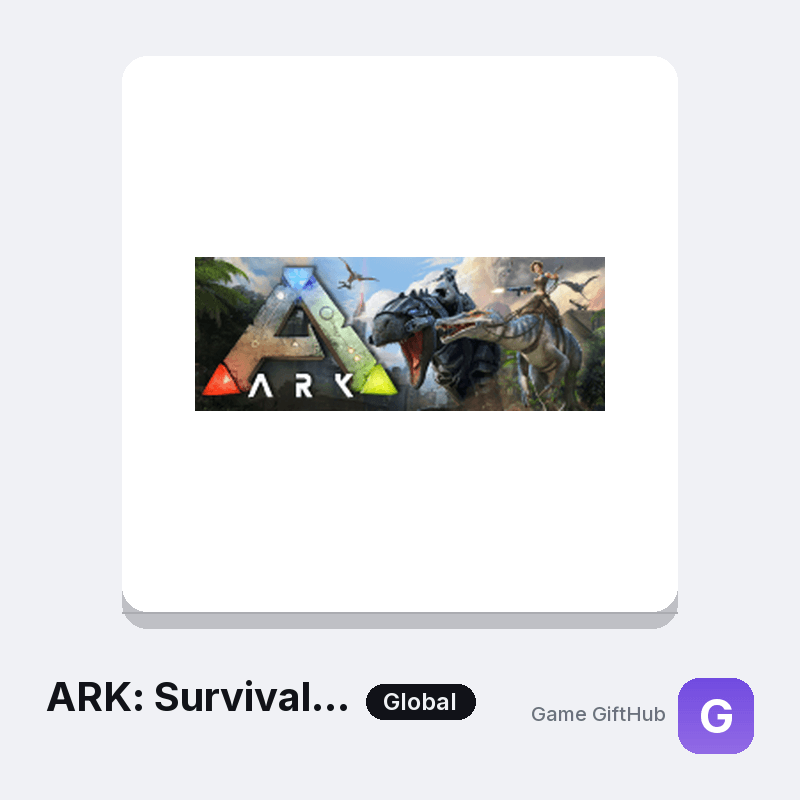ARK: Survival Evolved Gift Card — Steam gift card at Game GiftHub