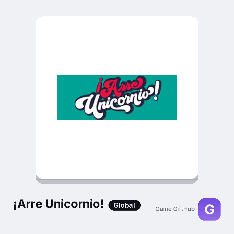 ¡Arre Unicornio! Gift Card — Steam gift card at Game GiftHub