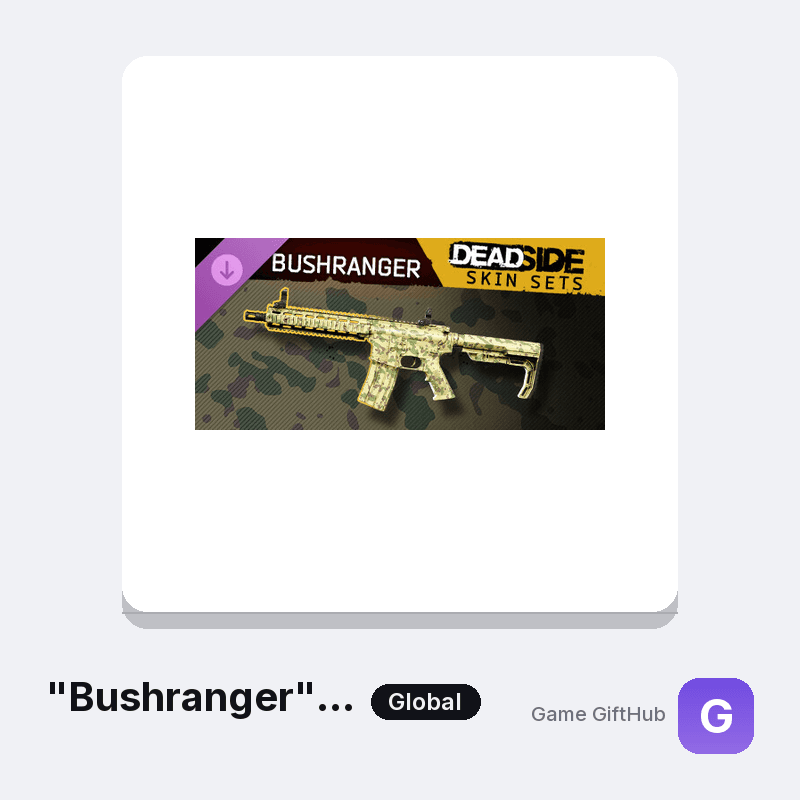 "Bushranger" Skin Set Gift Card — Steam gift card at Game GiftHub