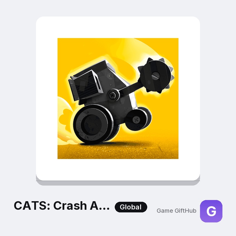 CATS Crash Arena Turbo Stars top-up for a Global account