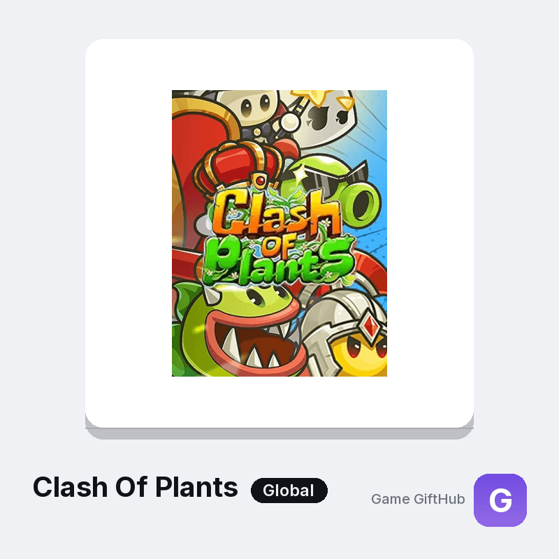 Clash Of Plants Top-Up — Mobile top-up at Game GiftHub