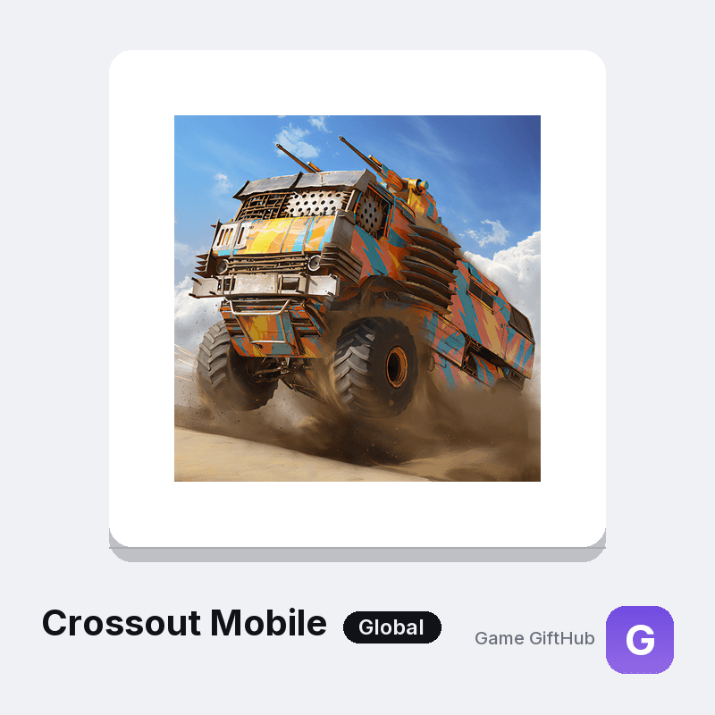 Crossout Mobile Top-Up — Mobile top-up at Game GiftHub