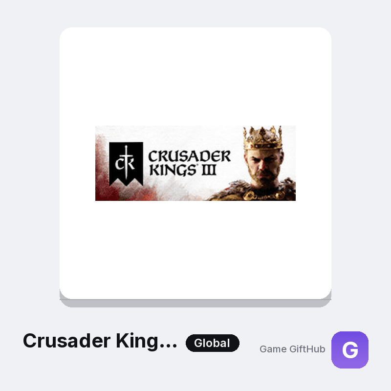 Crusader Kings III Game Key — Other game key at Game GiftHub